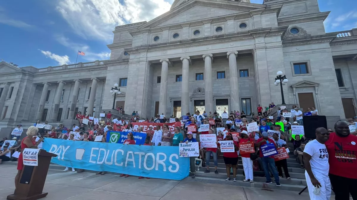 Pay AR Educators rally
