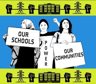 Our Schools Power Our Communities poster