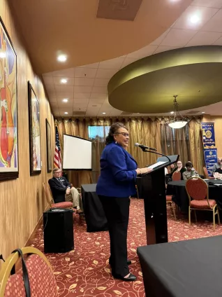 NEA VP Princess Moss speaking