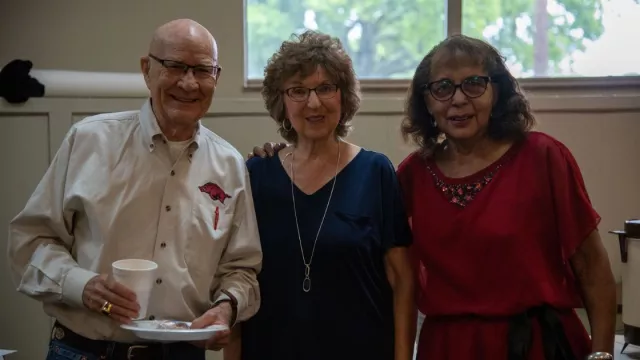 AEA Retired members at the building reopening in 2021